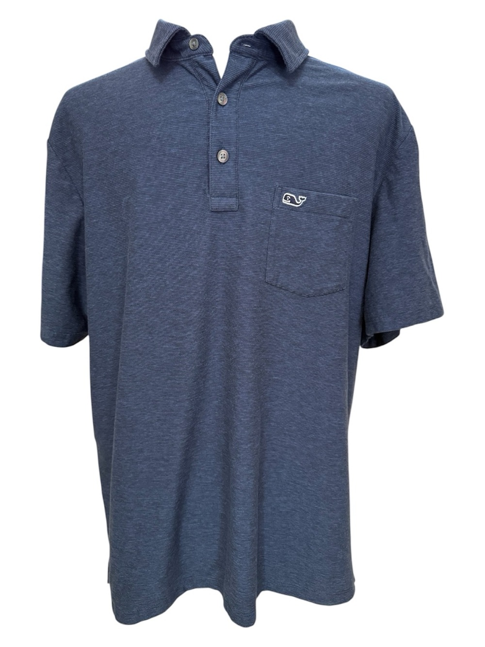 Vineyard Vines Men's Edgartown Polo Shirt - Classic Blue - Size Medium